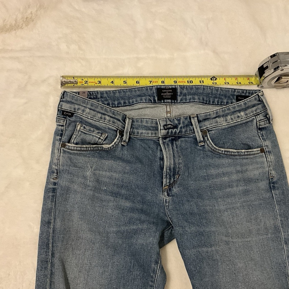 Citizens of Humanity Racer Low Rise Skinny Jeans Size 29 - Picture 4 of 5